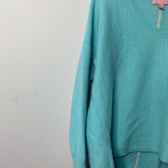 Lilly Pulitzer Cashmere V-Neck Sweater, sz. L - Picture 3 of 6